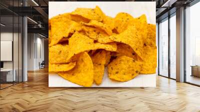 Pile of tortilla chips Wall mural