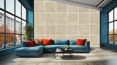 High-quality Brown mosaic pattern background. Wall mural