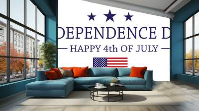 Happy 4th of July Wall mural