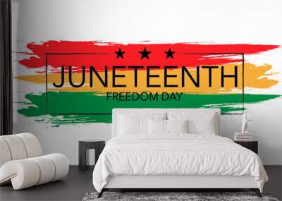 Juneteenth Freedom Day Wall mural