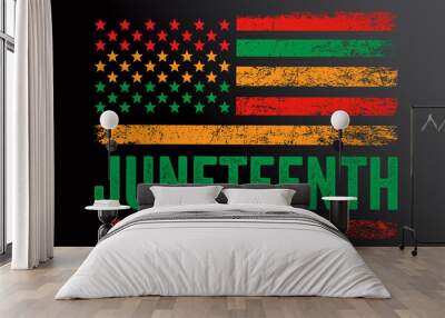 Juneteenth Freedom Day Wall mural