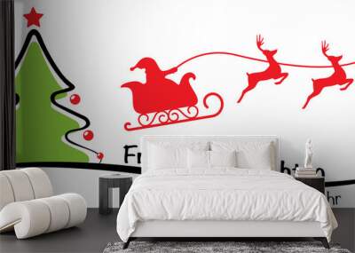 Weihnachten Wall mural