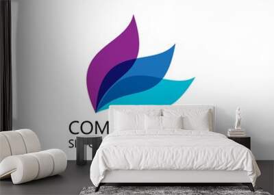 abstract vector template Wall mural