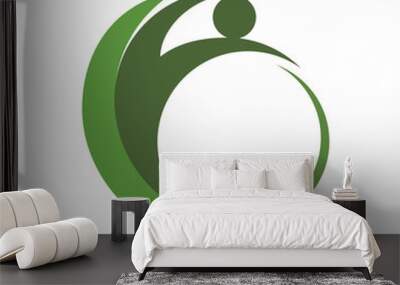 Healthy Life people Wall mural