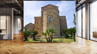 sanctuary of st. maria d' anglona. tursi. basilicata. italy. Wall mural