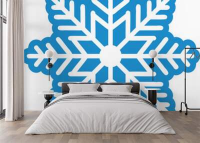 Beautiful snowflake Wall mural