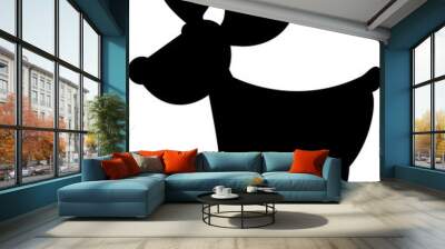 Elk icon Wall mural