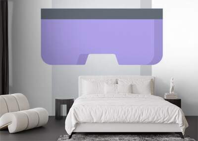 AR App Flat Icon Wall mural