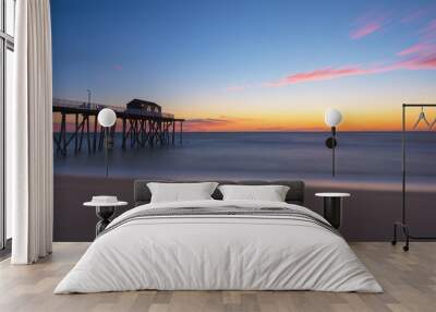 Belmar Fishing Pier Sunrise long exposure Wall mural