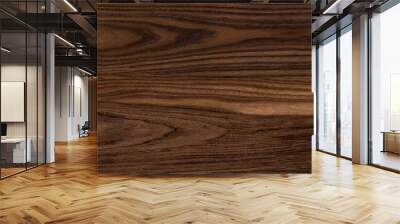 Dark wood texture background surface with old natural pattern, texture of retro plank wood, Plywood surface, Natural oak texture with beautiful wooden grain, walnut wooden planks, Grunge wood wall. Wall mural