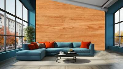 Wood texture background, Natural wooden, Plywood texture with natural wood pattern, Walnut wood surface with top view, Texture of retro plank wood, Old wooden panels that are empty and beautiful. Wall mural