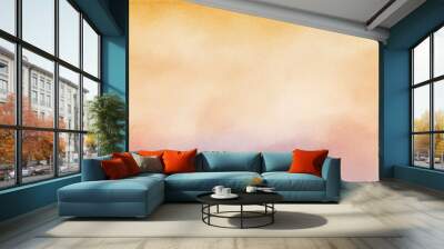 Burlywood Gradient Watercolor Background: An Abstract Beauty, generative AI Wall mural