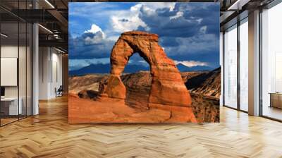 delicate arch in the summer Wall mural