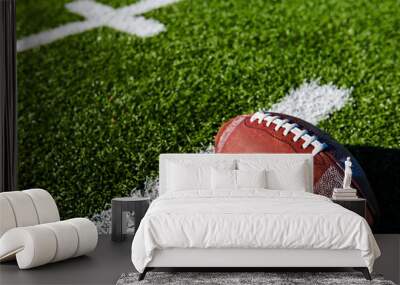 football on field Wall mural