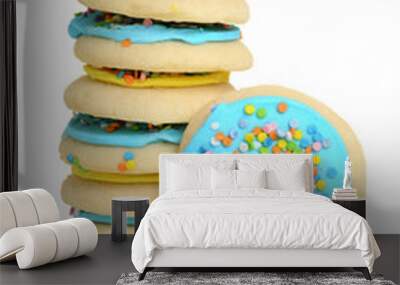 stack of easter sugar cookies Wall mural