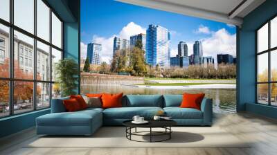 2020-04-01 DOWNTOWN CITY HALL PARK AND BELLEVUE WASHINGTON'S SKYLINE Wall mural