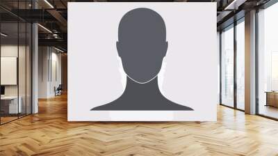 Mannequin line icon for web mobile and infographics. Wall mural