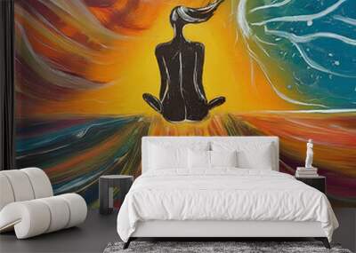 meditation Wall mural