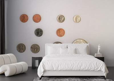 Old Coins Wall mural