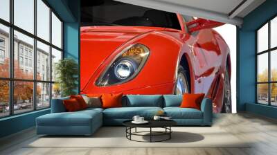 red sports car Wall mural