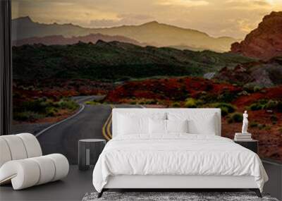 The Winding Road Wall mural