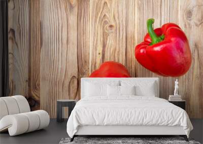 Two bell peppers Wall mural