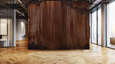 Vintage Rusty Brown Grunge Background Texture for Creative Projects Wall mural