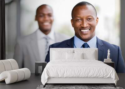 african businessman close up portrait Wall mural