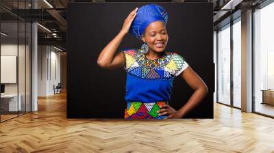 african fashion woman Wall mural