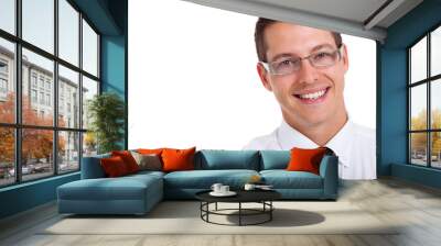 young businessman close up Wall mural