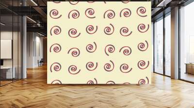 Frame spiral - seamless patter Wall mural