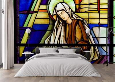 stained glass Wall mural