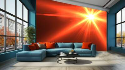 Abstract backgrounds blue lights (super high resolution) Wall mural