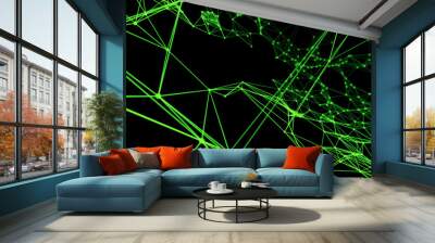 Technology modern dynamic plasma energy futuristic virtual technology background,  digitally generated image. 3D illustration
 Wall mural