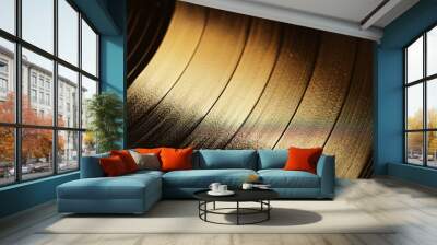 vinyl record background , retro look Wall mural