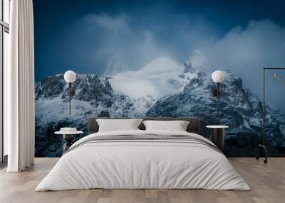 Top of mountain Wall mural