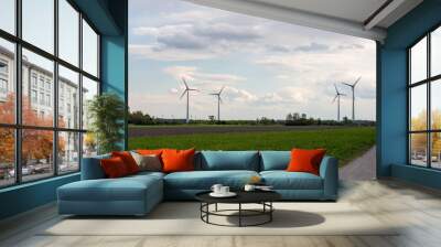 Wind generators, ecology, energy Wall mural