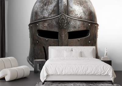 medieval knight helmet Wall mural