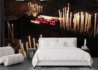 Candles Wall mural