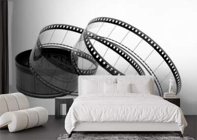 twisted movie film 1 (black and white) Wall mural