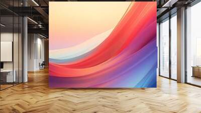 Creative design gradient sunset and sahara dune for web banner product background display. fantasy gold sand colored on sun at dusk and wind inspiration background. generative Ai Wall mural