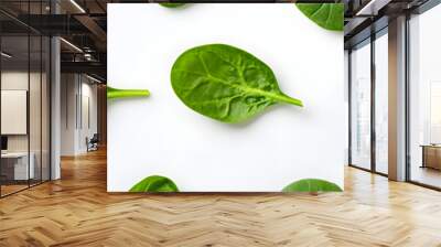 a bunch of spinach leaves tied together

 Wall mural