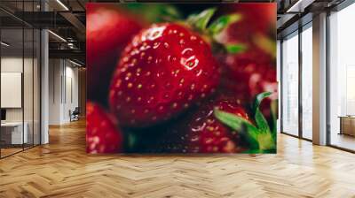 Fresh Strawberries Wall mural