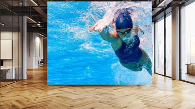 swimmer Wall mural