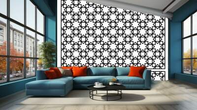 Laser cutting template. Decorative panel. Oriental geometric pattern. Wall mural