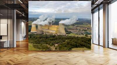 coal burning power plant Wall mural