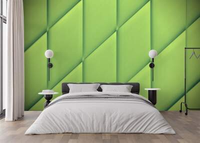 Green Mosaic Pattern Wall mural