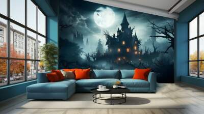 halloween night background Wall mural