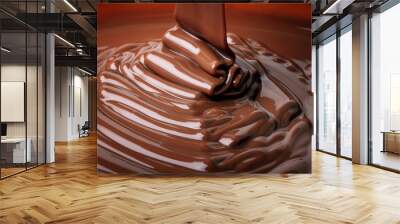 chocolate flow Wall mural