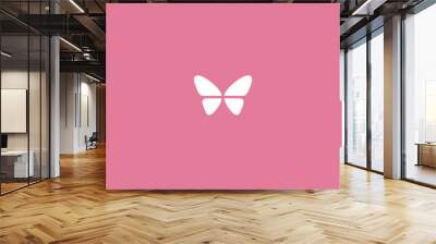 Simple Butterfly Vector Wall mural